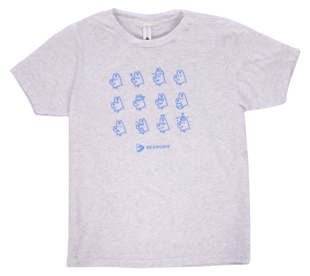 Shiloh Moods Youth Gender Neutral Tee - Heather White